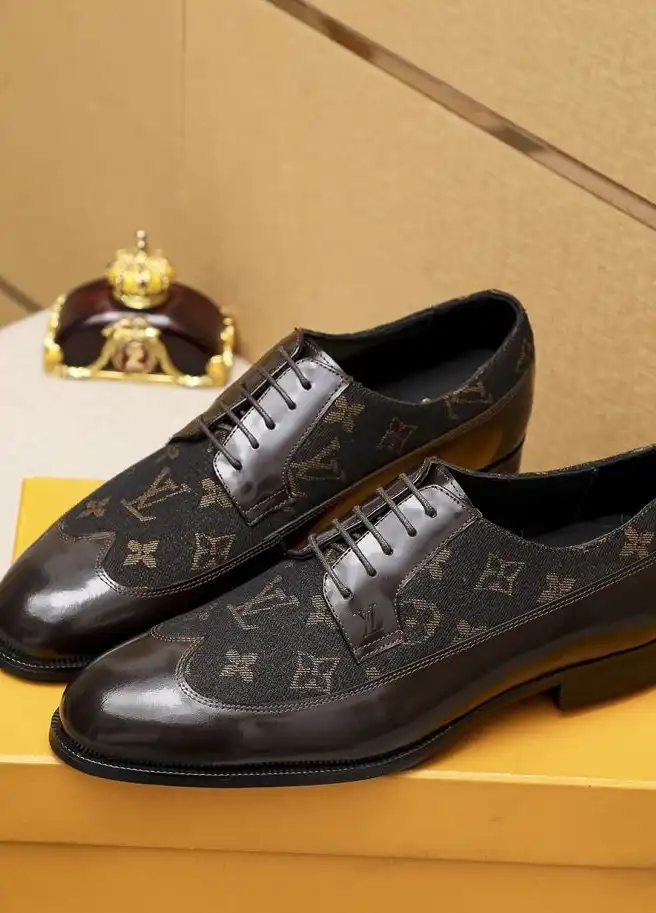 hype LV Leather Shoes