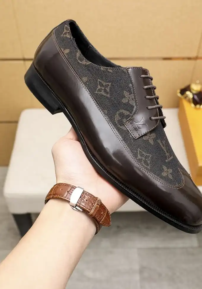 hype LV Leather Shoes