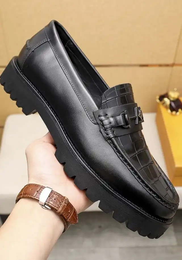 hype LV Leather Shoes