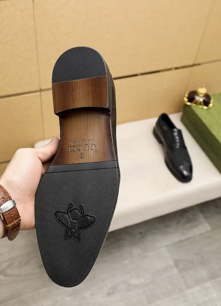 hype Gucci Leather Shoes