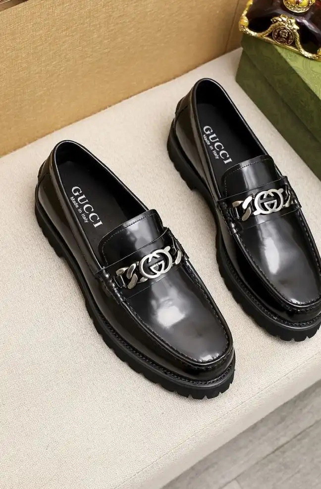 hype Gucci Leather Shoes