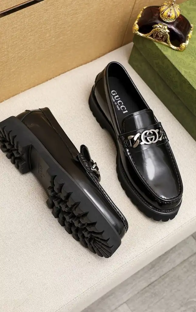 hype Gucci Leather Shoes