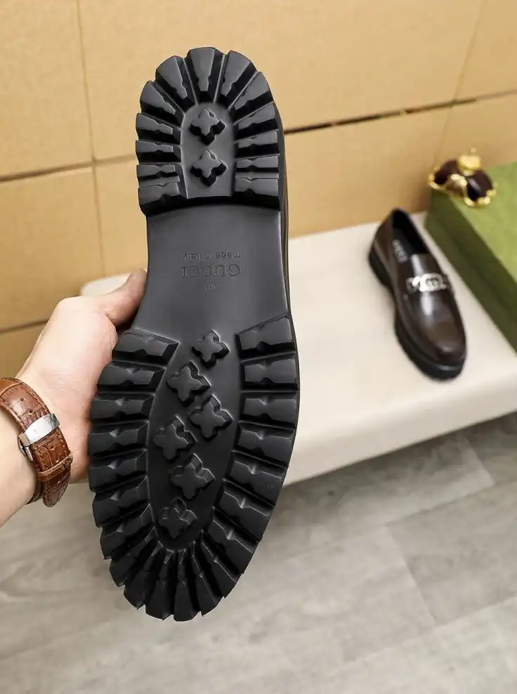 hype Gucci Leather Shoes