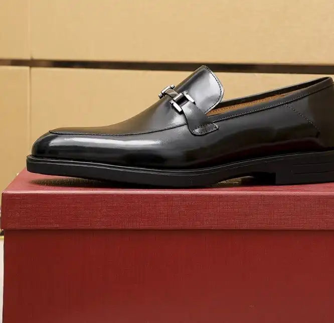 hype Ferragamo Leather Shoes