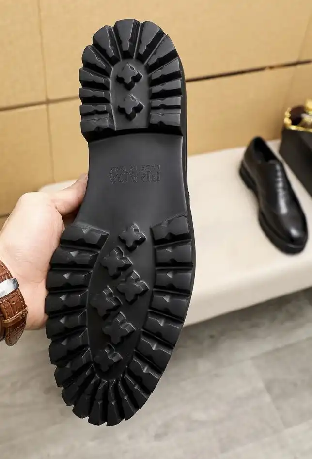 hype Prada Leather Shoes