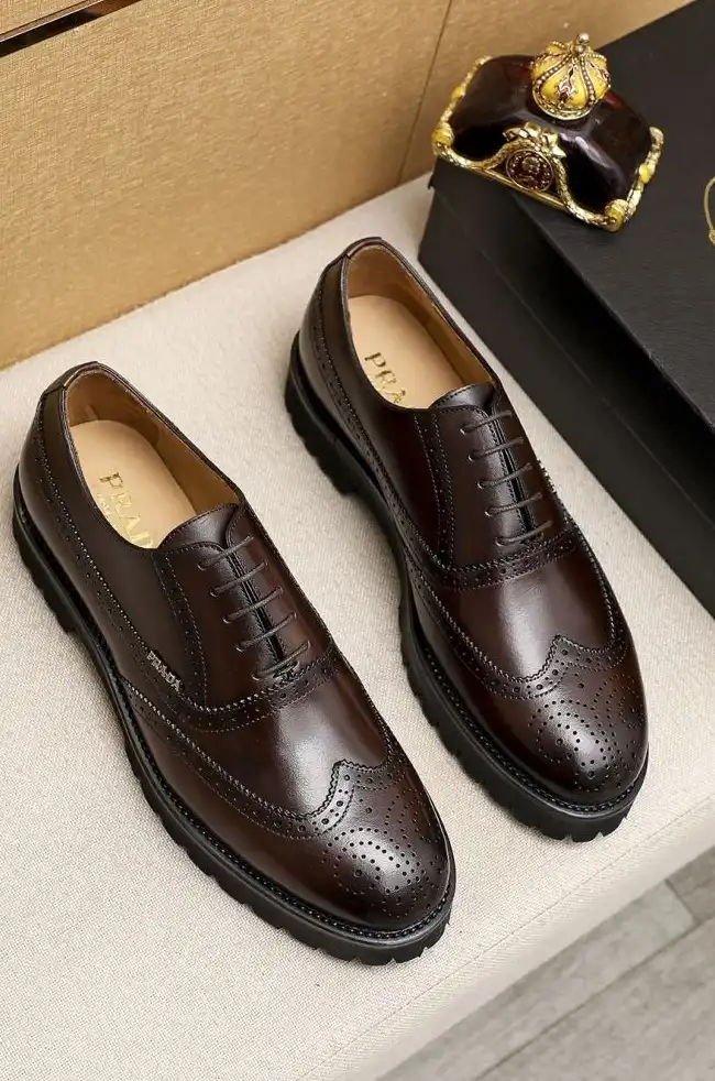 hype Prada Leather Shoes