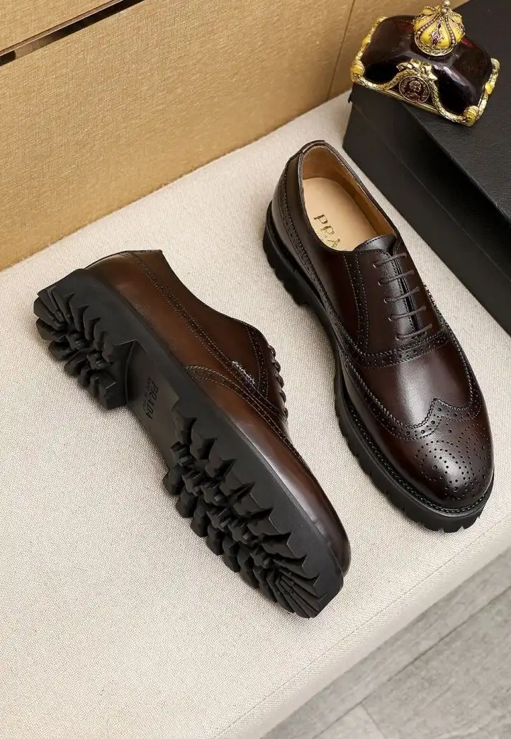 hype Prada Leather Shoes