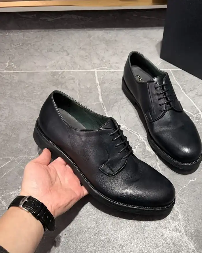 hype Prada Leather Shoes