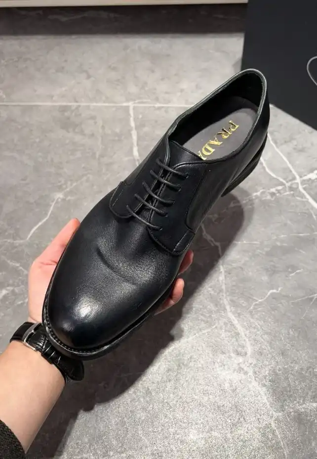 hype Prada Leather Shoes