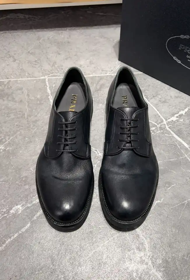 hype Prada Leather Shoes