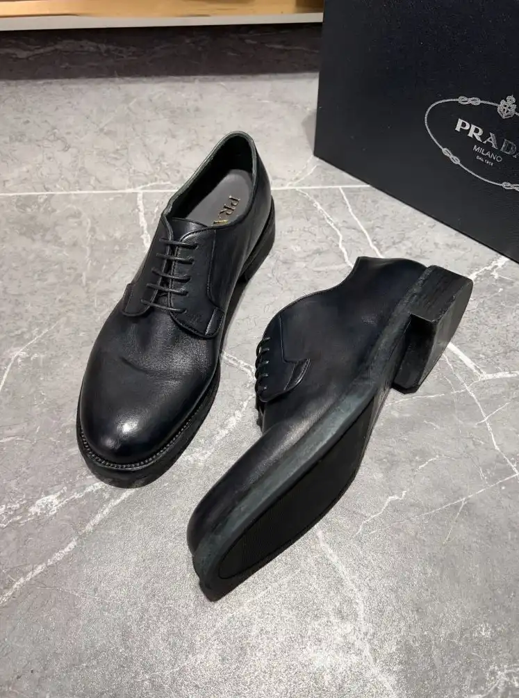 hype Prada Leather Shoes