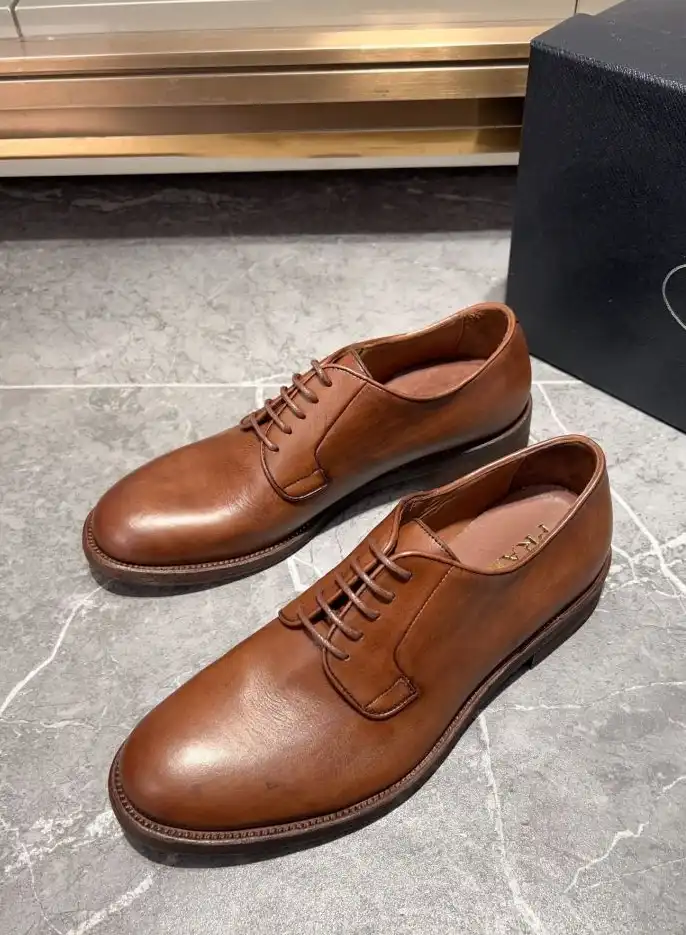 hype Prada Leather Shoes