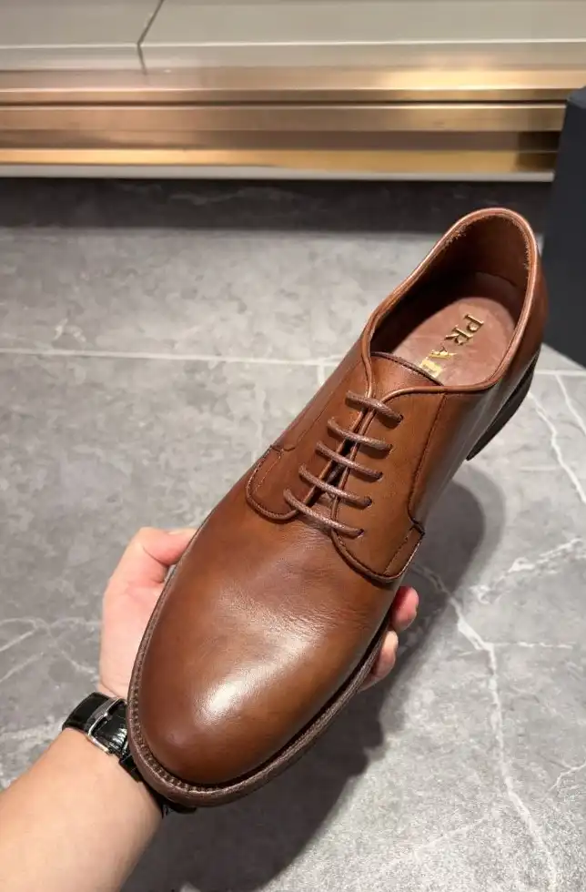 hype Prada Leather Shoes