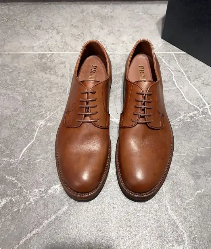 hype Prada Leather Shoes