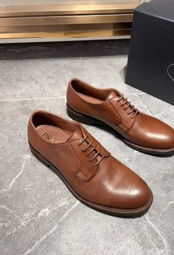 hype Prada Leather Shoes