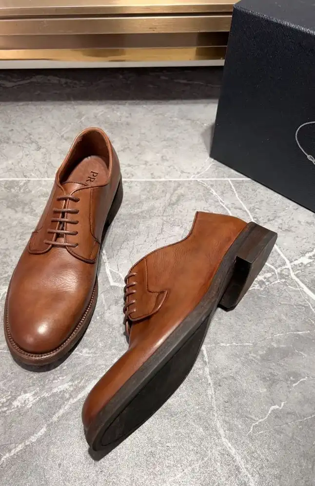 hype Prada Leather Shoes