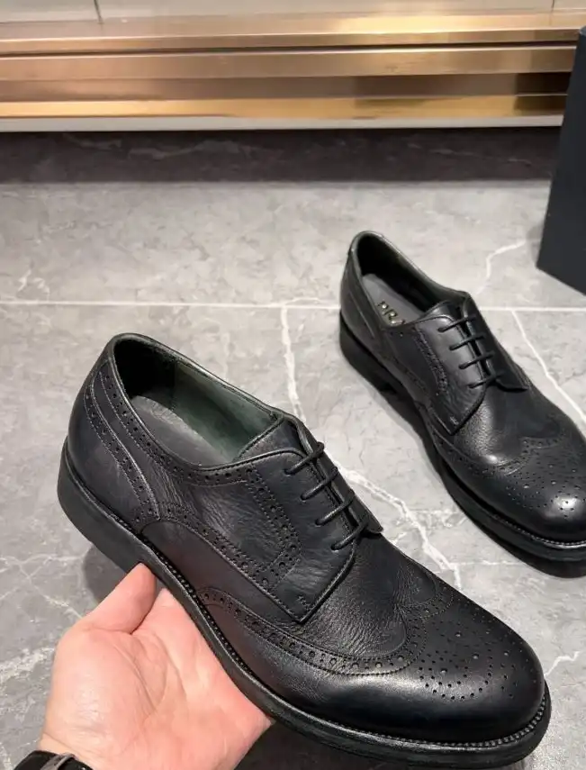 hype Prada Leather Shoes