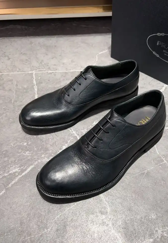 hype Prada Leather Shoes