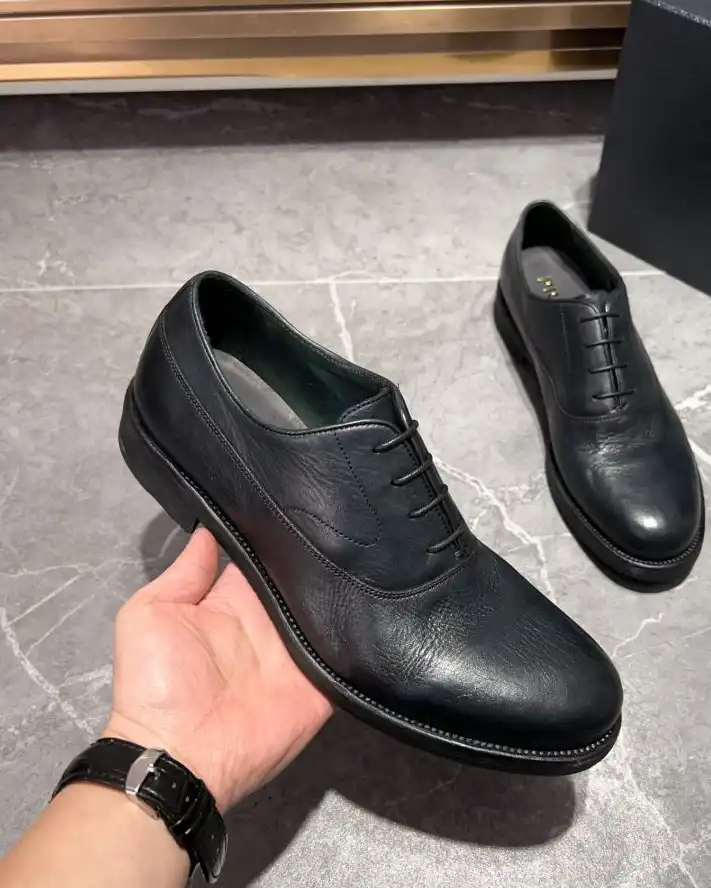 hype Prada Leather Shoes