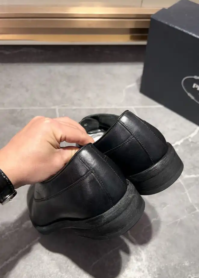 hype Prada Leather Shoes