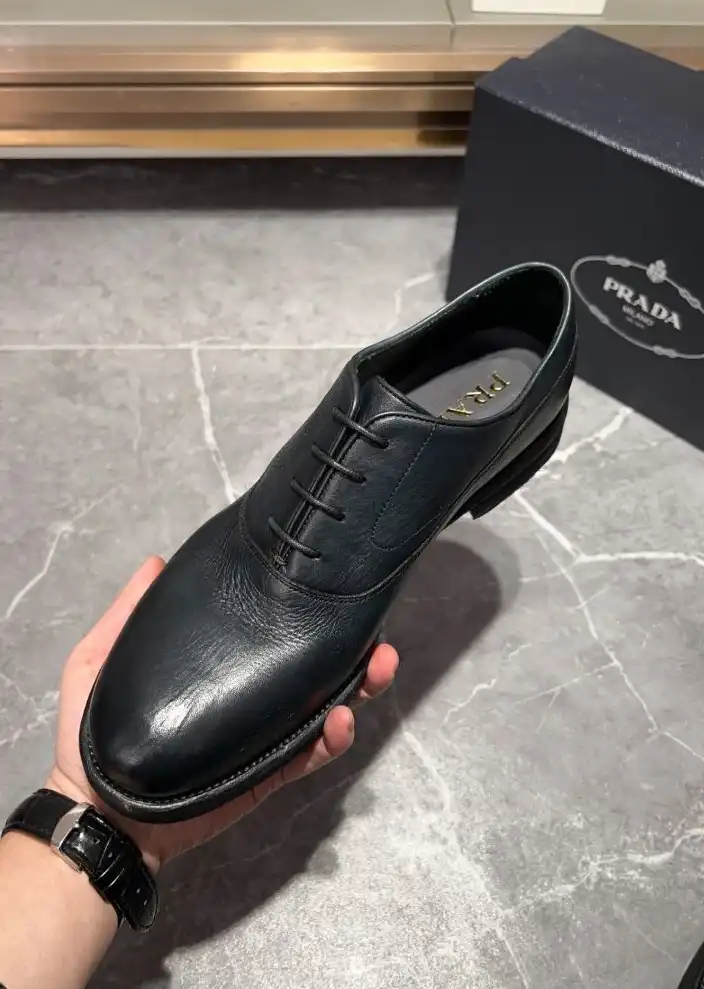 hype Prada Leather Shoes