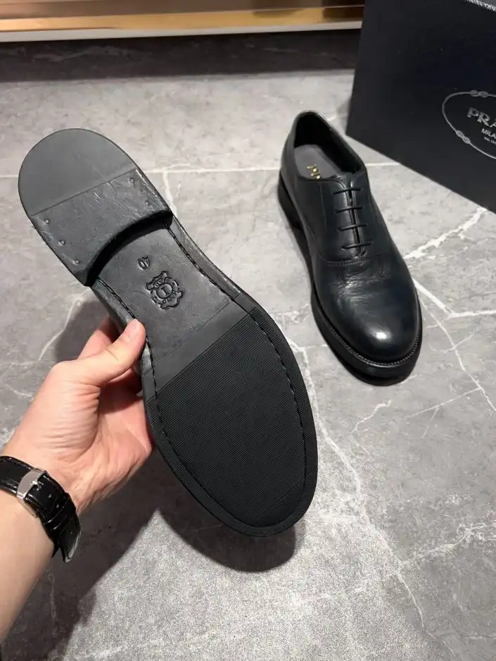 hype Prada Leather Shoes