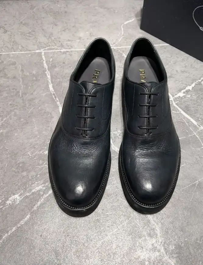 hype Prada Leather Shoes