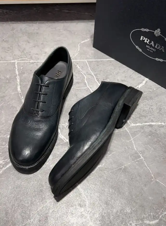 hype Prada Leather Shoes