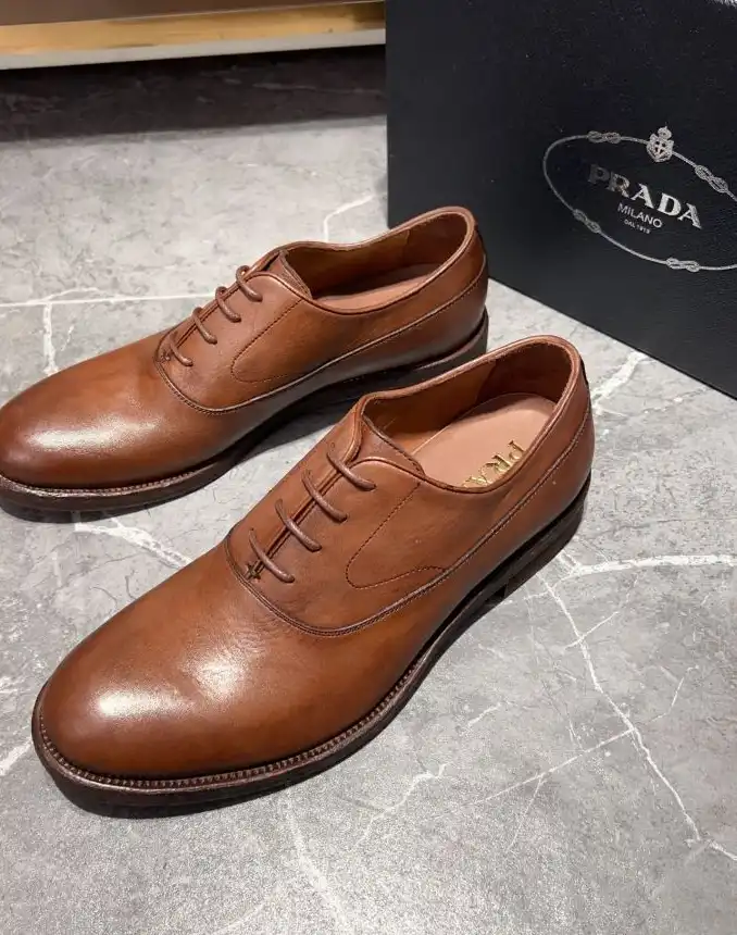 hype Prada Leather Shoes