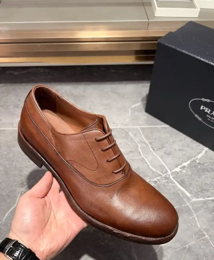 hype Prada Leather Shoes