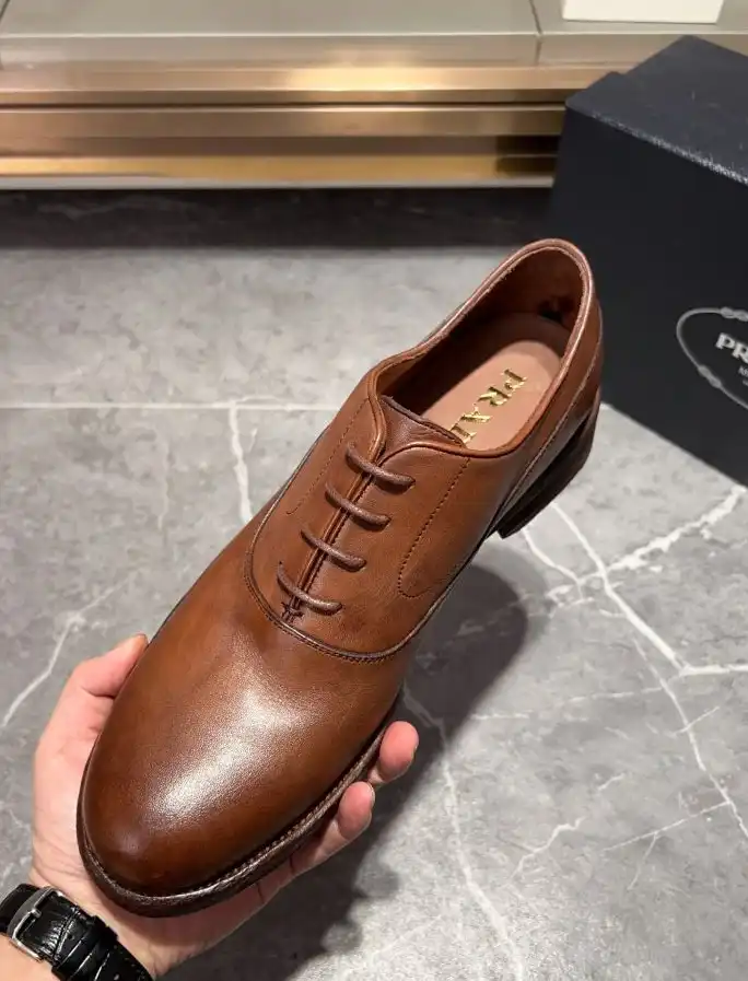 hype Prada Leather Shoes