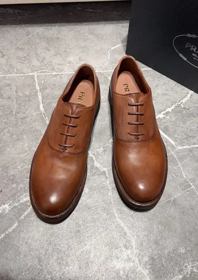 hype Prada Leather Shoes