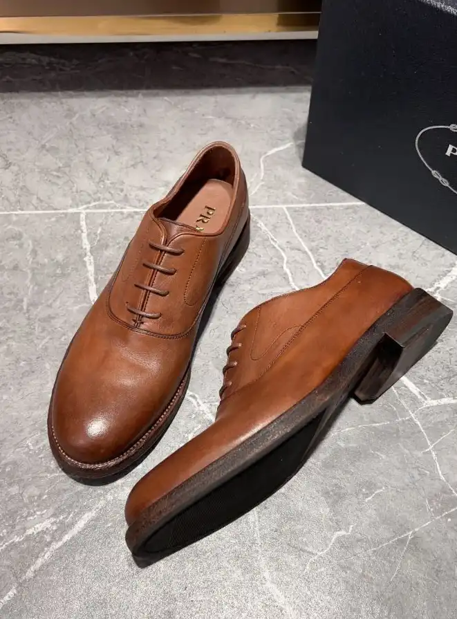 hype Prada Leather Shoes