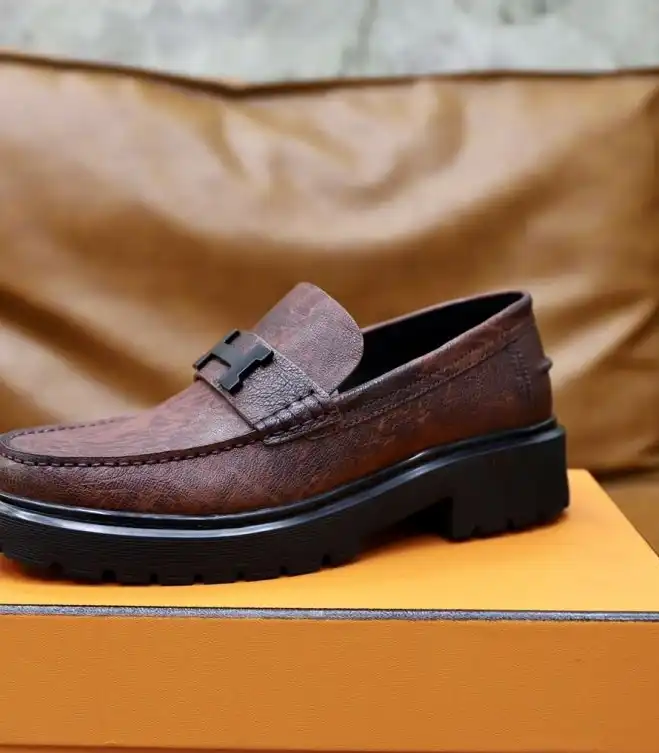 hype Hermes Leather Shoes