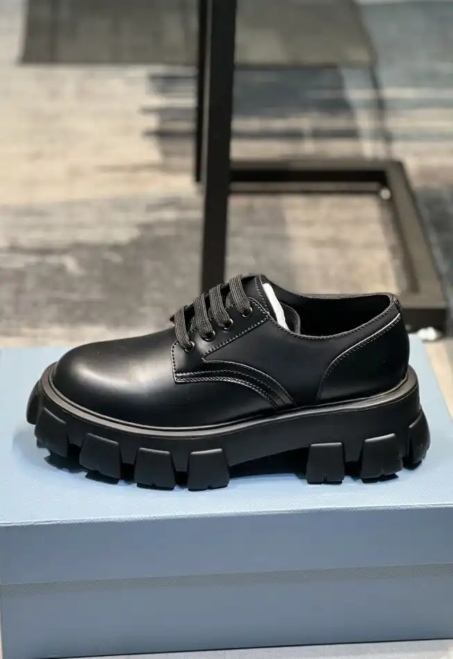 hype Prada Leather Shoes