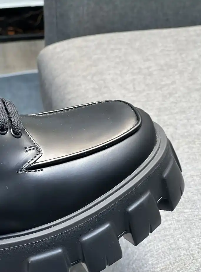 hype Prada Leather Shoes