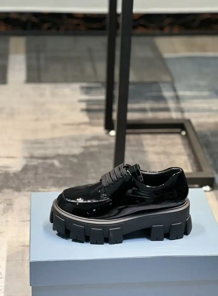 hype Prada Leather Shoes