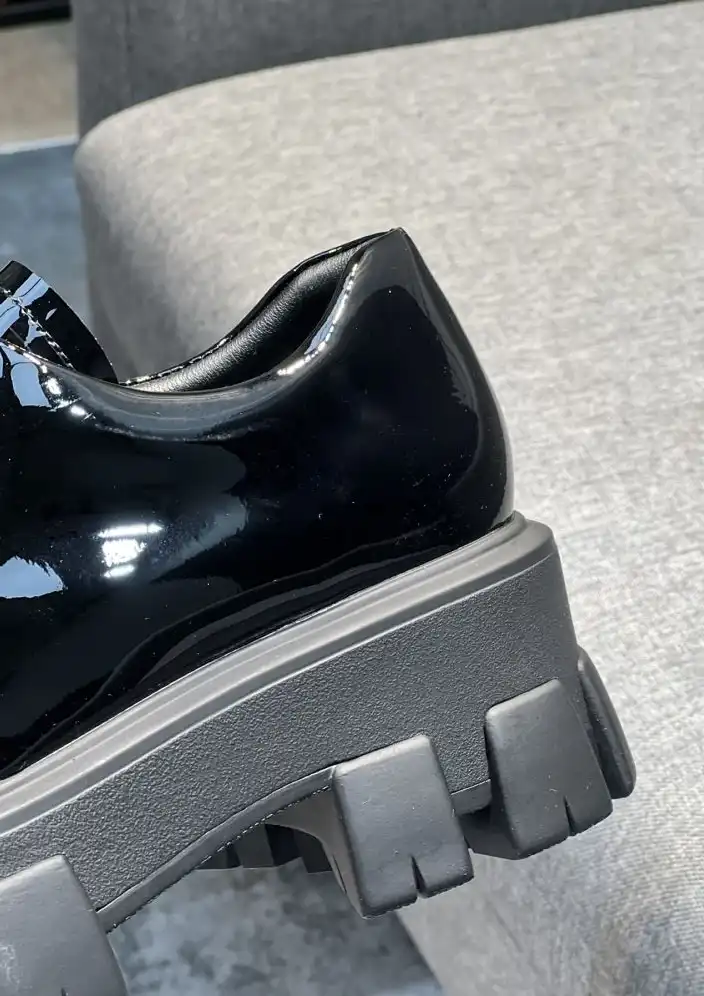 hype Prada Leather Shoes