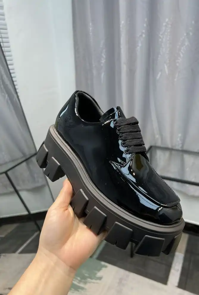 hype Prada Leather Shoes