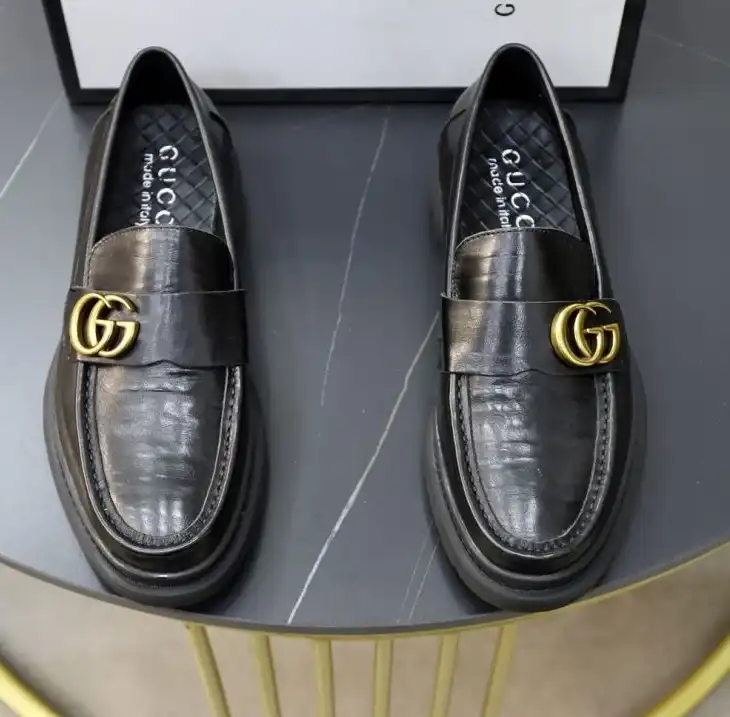 hype Gucci Leather Shoes