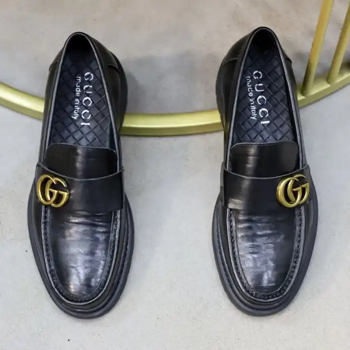 hype Gucci Leather Shoes