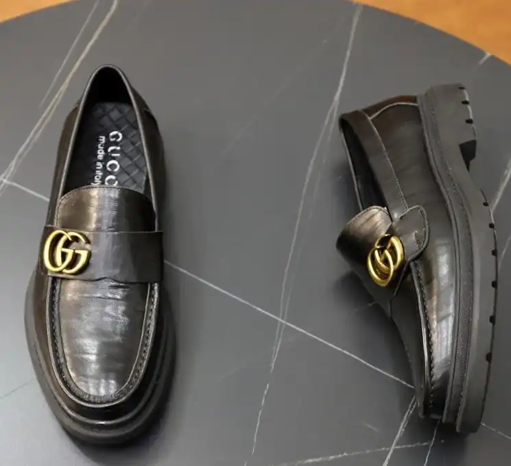 hype Gucci Leather Shoes