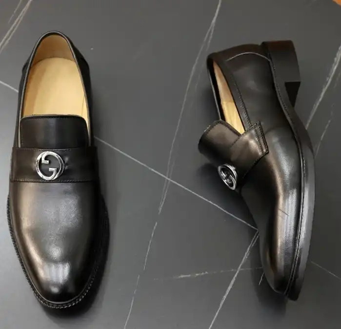 hype Gucci Leather Shoes