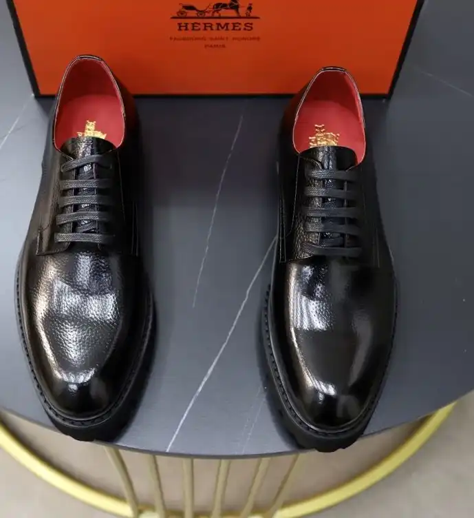 hype Hermes Leather Shoes