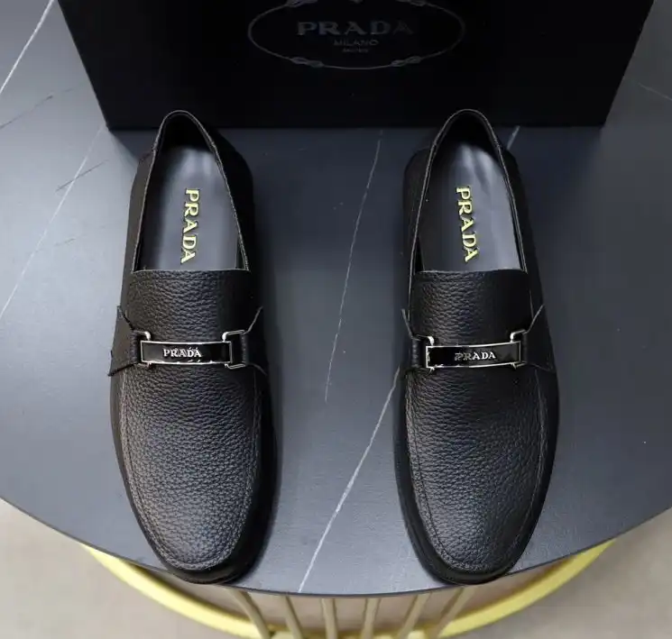 hype Prada Leather Shoes