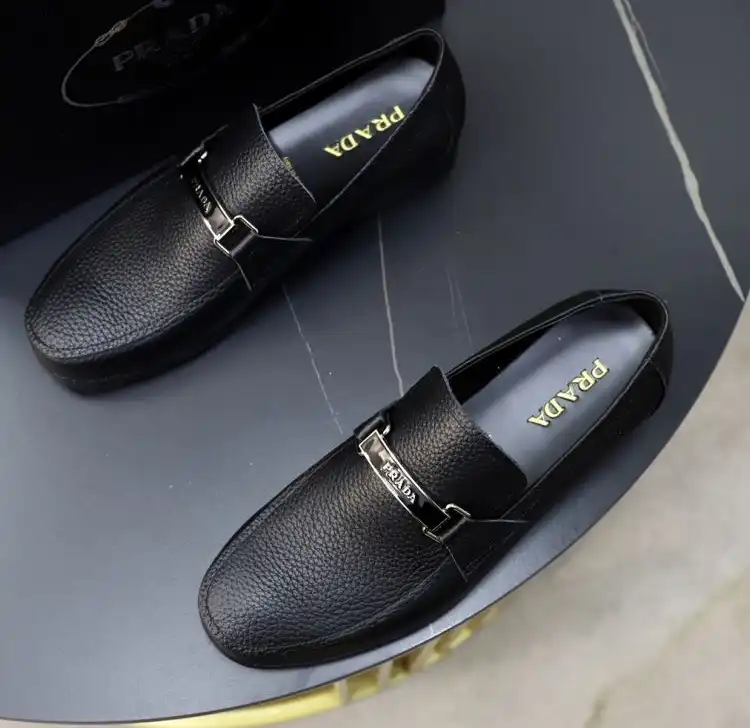 hype Prada Leather Shoes