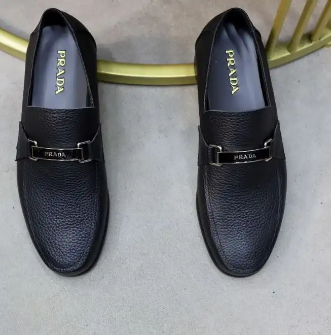 hype Prada Leather Shoes