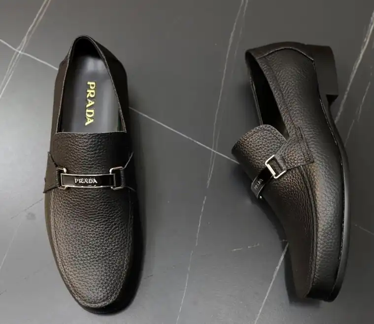 hype Prada Leather Shoes