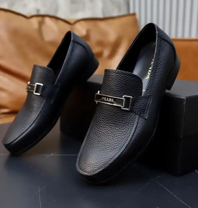 hype Prada Leather Shoes