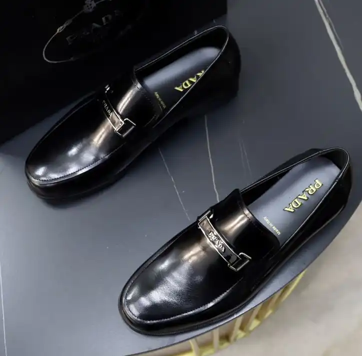 hype Prada Leather Shoes